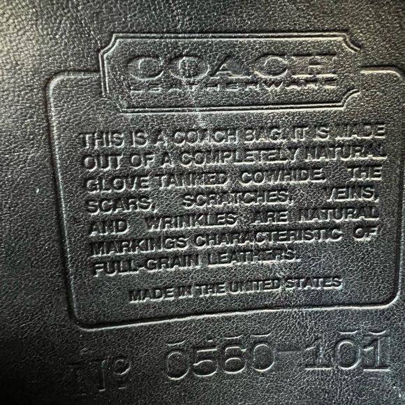 AUTH Vintage 1990-1993 Black Coach Pocket Purse 9755 Tea Rose Upcycle - Picture 11 of 12